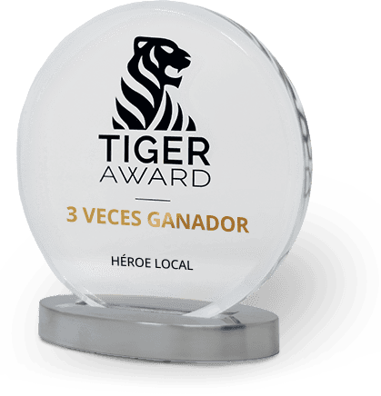 3 veces ganador del Tiger Award héroe local