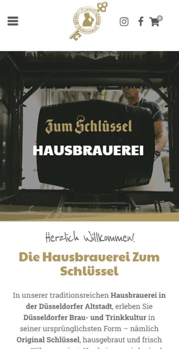 Handyansicht von Brauerei Zum Schlüssel